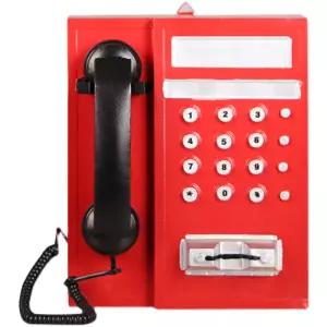 벽걸이 앤티크 공중전화 인테리어장식 전화기 빈티지 레트로 소품 전화박