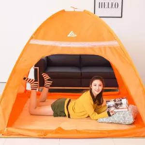 침대 겨울 난방비절감 가정용 난방텐트 방한 텐트 양문형 난방