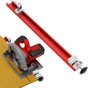 조절 가능한 원형 톱 가이드 알루미늄 합금 범용 레일 레일은 밀링 작업 및 가장자리 목공을 위해 특별히