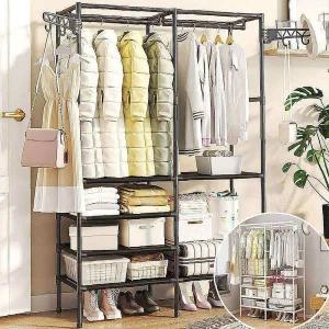 스탠드 옷장 선반 시스템 수납 옷걸이 행거 철제 헹거wxy647