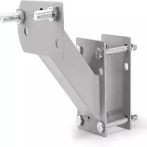 벙커 인더스트리얼 스페어 타이어 마운트 브래킷 트레일러 텅 보트 휠 홀더용 사이드 유틸리티 캐리어 최대