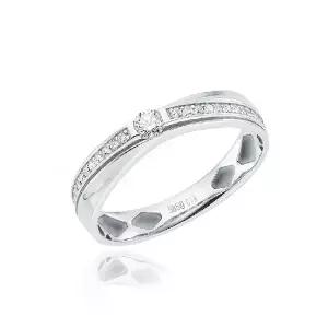 [로이드](김해점)트리플 스텝 다이아 14K 여성 커플링 LRF25044D