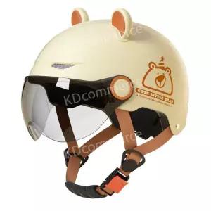 곰돌이 경량 여름용헬멧 헬멧 가벼운 쉴드 스쿠터 바이크 자전거