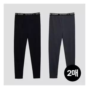 오마샤리프 남성 초극세사 기모 타이즈 내복하의 2매1218875