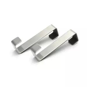 LILLANGEN릴롱엔 문걸이행거 스테인리스 2개 인테리어 수납 벽붙착 행거 키보관