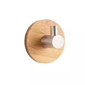 다용도 후크걸이 원목 후크 1단 벽후크 벽홀더 벽부착행거 고정고리 벽 걸이