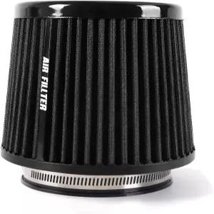 4인치 냉기 흡입 필터 - 세척 가능 고성능 3인치 또는 3-1/2인치 클램프 온 교체용 콘 에어 범용 3가지