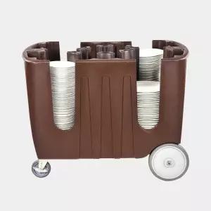 식당용접시정리 웨건카트 호텔레스토랑 접시수거함 업소용식기정리 이동