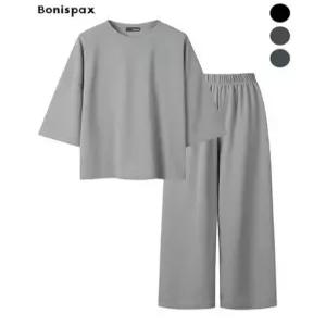 7부 루즈핏 티 앤 팬츠 투피스 XP2OP029M0)