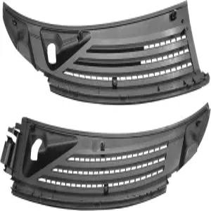 전면 윈드실드 와이퍼 카울 패널 통풍구 세트 씰 포함 2009-2014 포드 F150(운전석 왼쪽 및 조수석 오른쪽)