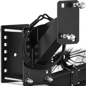 폴린 트레일러 스페어 타이어 마운트 방지 로프가 장착된 유틸리티 보트용 유니버설 캐리어 홀더 4인치