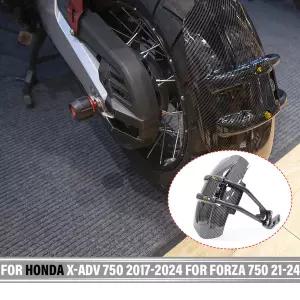 HONDA X-ADV 750 -2024 FORZA 750NSS 750 -2024 바이크 오토바이 탄소 섬유 후면 펜더 머드 가드 머드 플랩
