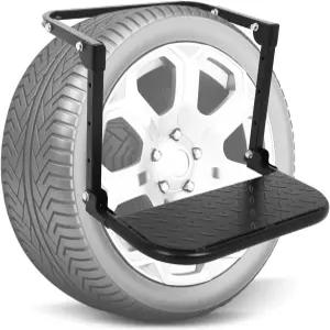 SCITOO 조절 가능한 접이식 타이어 스텝과 텍스처 논슬립 디자인 - 9~13인치 타이어에 적합하며