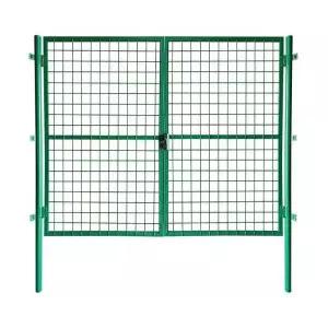 주차장 외부 접이식 양문형 울타리 대문 철제 게이트 메쉬휀스