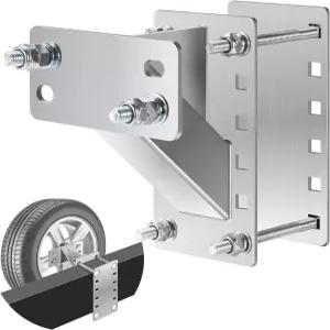 GADFISH 스테인리스 스틸 스페어 타이어 캐리어 마운트 트레일러 브래킷 업그레이드 4인치 4.5인치