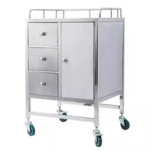 병원 응급 드레싱카트 약품 이동식 스테인리스 보관함 간호사 트롤리