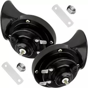 슈퍼 라우드 자동차 스네일 혼 12V 300DB 내구성 경적 키트 하이 로우 톤 유니버설 방수 에어 전기