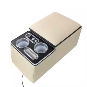 2열차량용콘솔박스트레이 뒷좌석컵홀더 차량용품 다용도수납함 콘솔테이