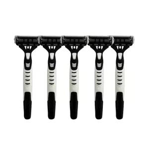 수염 페이스 제모 휴대용 얼굴 일회용면도기 면도기 롱핸들 여행