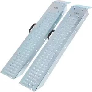 적재 램프 - ATV 오토바이 잔디 깎는 기계 카트 등을 위한 강철 세트 픽업 트럭 및 트레일러와 함께 사용