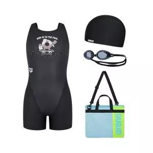 매장정품 ARENA 아레나 도너리 여아동 3부 반신 키트 A4BG1KG04 (BLK) 1272298