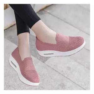 [아나이스] 니트 에어창 슬립온 4cm_F215 [무료배송]