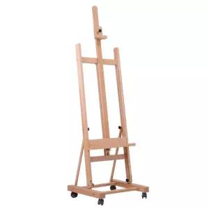 대형 원목 전문가용 스탠드 이젤 작업대 미술 그림