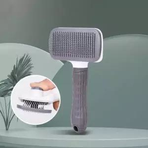 [에이치플러스몰]강아지 고양이 제거 애견빗 원터치 브러쉬