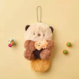 [에이치플러스몰]아무로키 수달이 싯팅 인형키링 12cm