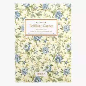 [에이치플러스몰]페이퍼 100매 정원 다꾸 화려한 다이어리데코 다꾸장