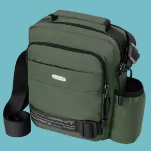 패션 스포츠 쇼퍼백 물병 포켓 메신저백 카키 가방 슬링백가방 남성크로스백