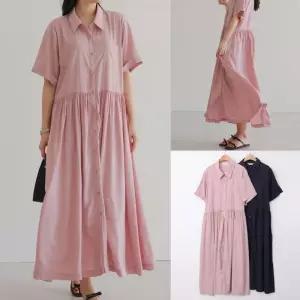 위쉬몰 WB 소이카라셔츠롱원피스(U524H505) 빅사이즈 (34761050A)