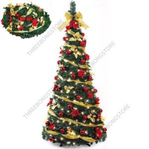 2m 블라인드 크리스마스트리 크리스마스 접이식트리 스노우 업다운 원터치트리 1 업다운트리