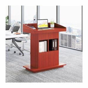 연단 연설 설교대 교회강대상 대학교 직선 강단 교탁 교회 컨퍼런스 발언대 나무색 주례