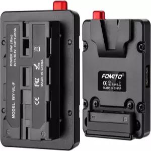 소니 F970 F750 F550 배터리용 포미토 NP-F 더미 배터리와 V 잠금 마운트 플레이트 카메라 모니터용 최신