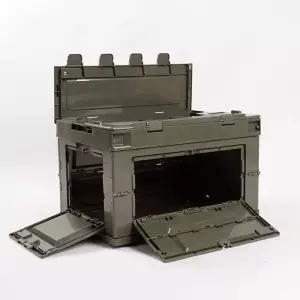 캠핑 폴딩 박스 오픈형 멀티 상자 양문형 트렁크 정리 수납 접이식