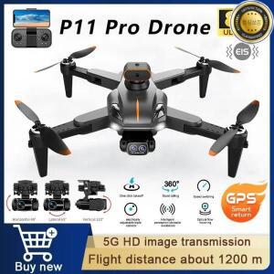 P11 Pro Max 8K 전문 드론 HD 카메라 5G GPS Wifi 4 방향 지능형 장애물 회피 Foldable Quadcopter RC 장난