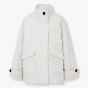 보브 알파카 블렌드 하이넥 하프코트7155416005 국내매장판 1710639