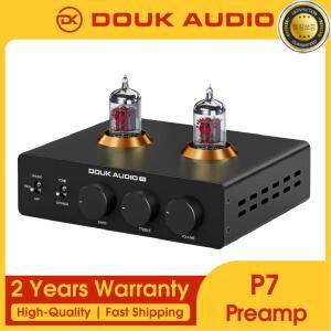 Douk Audio P7 HiFi 포노 스테이지 튜브 프리 앰프 하이 패스 필터가있는 MM 턴테이블 용 오디오 스테레오