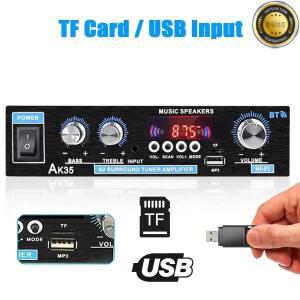 AK35 380 800W 홈 디지털 앰프 오디오 110-240V 베이스 전력 블루투스 Hifi FM 자동 음악 서브 우퍼 스피커