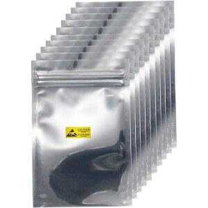 정전기 방지 가방, 100개 재밀봉 가능한 ESD 가방 3.2x4.7인치, GPU 하드 드라이브 SSD HDD 및 전자 기기용 라벨 포함 (Z ock-3.2X4.7-100pc)