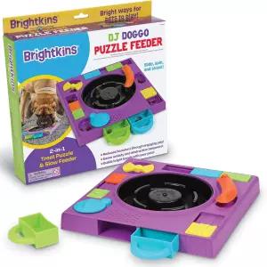 브라이트스 DJ 도고 퍼즐 피더 - 반려견 자극을 풍요로운 장난감 강아지를 선물