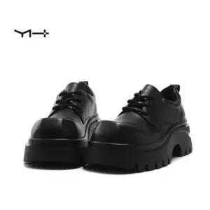 여사친 빈티지 슈즈 더비 플랫 단화 폼 키높이 OP5