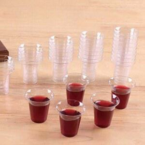 플라스틱 성찬컵 성례용품 포도주 십자가 세트 성찬 접시 의식 스텐성찬기 스틸 40홀