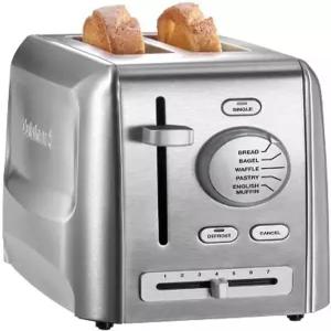 쿠시나트 CPT-620 2슬라이스 커스텀 셀렉트 토스터 스테인리스 스틸