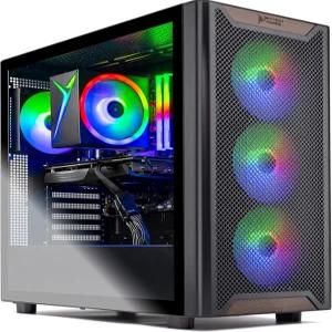 스카이테크 게이밍 크로노스 3 데스크톱 PC 라이젠 5 9600X 3.9GHz(5.4GHz) AMD RX 9070 16GB 1TB 4세대