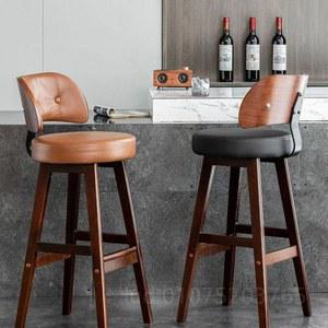 의자 바체어 높은의자 등받이 보조스툴 카운터 바의자 원목 nerd 스탠드