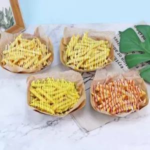 가짜 감자튀김 모형 프렌치프라이 모조 데코용품 인테리어 장식품