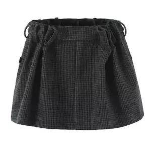 치마 여성 반치마 잔모직 퍼프 슬림핏 정장 가 체크 시크하고 CH1