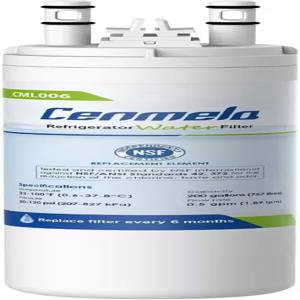 WF3CB 교체용 워터 필터 프리깃 WF3CB와 호환 퓨어 소스 3 706465 242069601 242086201 242017800 WF425